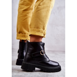 FD1 Botas Calientes Piel Negras Con Cremallera Verina negro 1