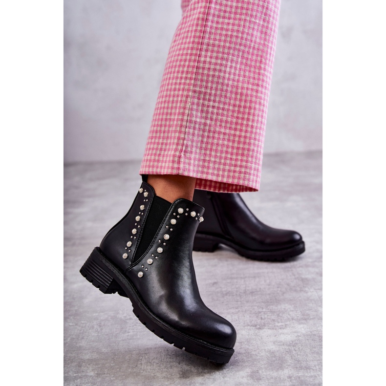 PG1 Botas Piel Workers Negra Ferra negro 1