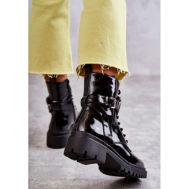 PG1 Botas Lacadas Cálidas Mujer Negro Costello 4