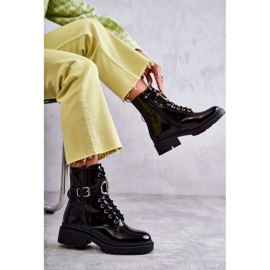 PG1 Botas Lacadas Cálidas Mujer Negro Costello 8