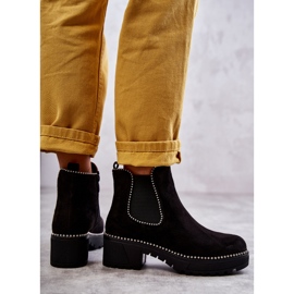 PG1 Botas de mujer Black Afaries con tachuelas negro 2 PG1 Botas de mujer Black Afaries con tachuelas negro 2