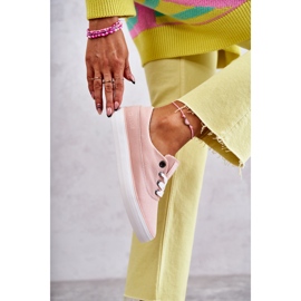 Sneakers Mujer Tela Big Star KK274020 Nude rosado 5