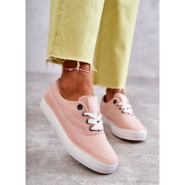 Sneakers Mujer Tela Big Star KK274020 Nude rosado 3