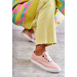 Sneakers Mujer Tela Big Star KK274020 Nude rosado 8
