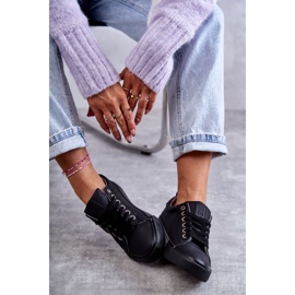 Zapatillas bajas de cuero para mujer Big Star KK274006 Negro 8