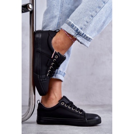 Zapatillas bajas de cuero para mujer Big Star KK274006 Negro 7