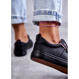 Zapatillas bajas de cuero para mujer Big Star KK274006 Negro 6