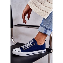 Material Sneakers Mujer Big Star KK274103 Azul Marino 6