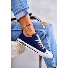 Material Sneakers Mujer Big Star KK274103 Azul Marino 4