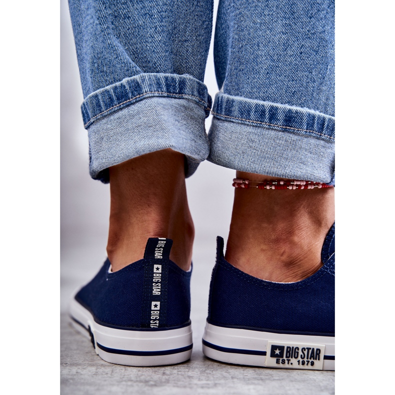 Material Sneakers Mujer Big Star KK274103 Azul Marino 1