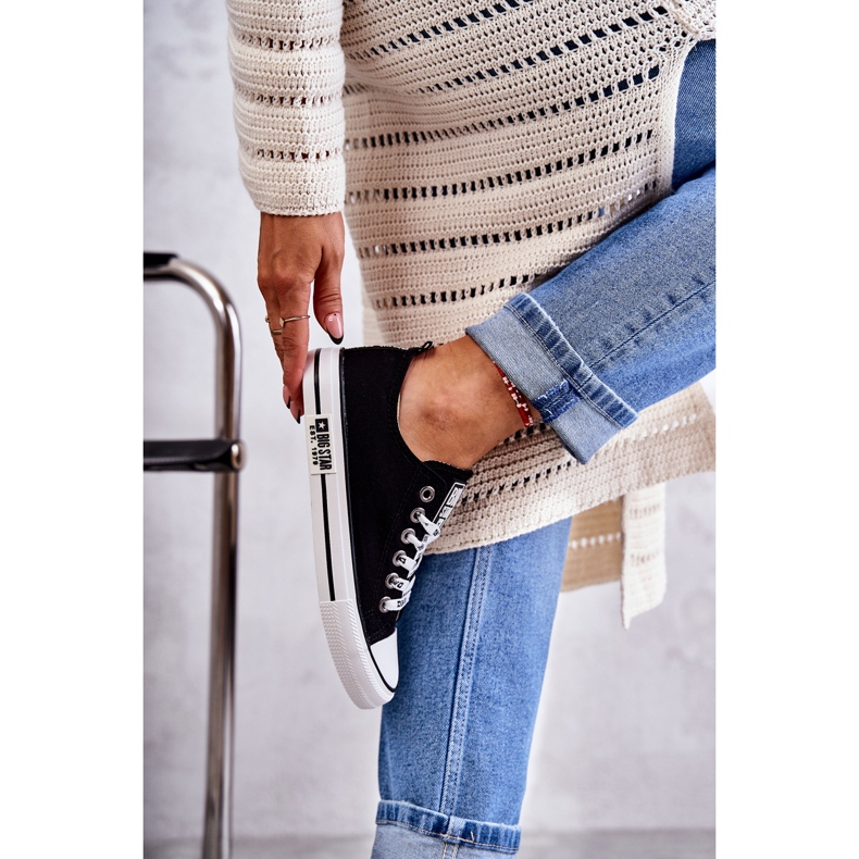 Zapatillas de Mujer Material Big Star KK274102 Negro 2