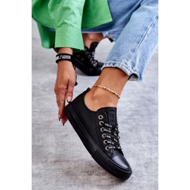 Sneakers Mujer Piel Big Star KK274106 Negro 8
