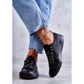 Sneakers Mujer Piel Big Star KK274106 Negro 4