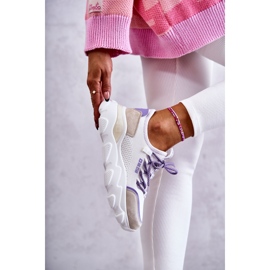 Zapatillas Mujer Memory Foam System Big Star KK274029 Blanco violeta 1