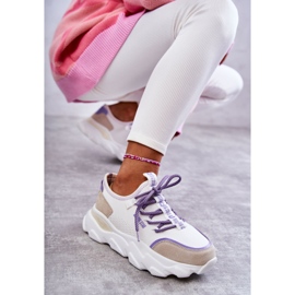 Zapatillas Mujer Memory Foam System Big Star KK274029 Blanco violeta 7