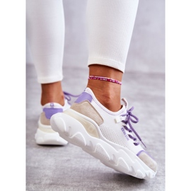 Zapatillas Mujer Memory Foam System Big Star KK274029 Blanco violeta 3