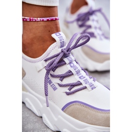 Zapatillas Mujer Memory Foam System Big Star KK274029 Blanco violeta 6