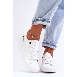 Sneakers de Mujer de Material Bajo Big Star KK274008 Blanco 6