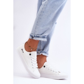 Sneakers de Mujer de Material Bajo Big Star KK274008 Blanco 5