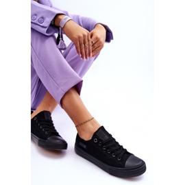 Sneakers de Mujer de Material Bajo Big Star KK274009 Negro 8
