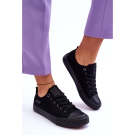 Sneakers de Mujer de Material Bajo Big Star KK274009 Negro 4