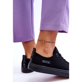 Sneakers de Mujer de Material Bajo Big Star KK274009 Negro 5