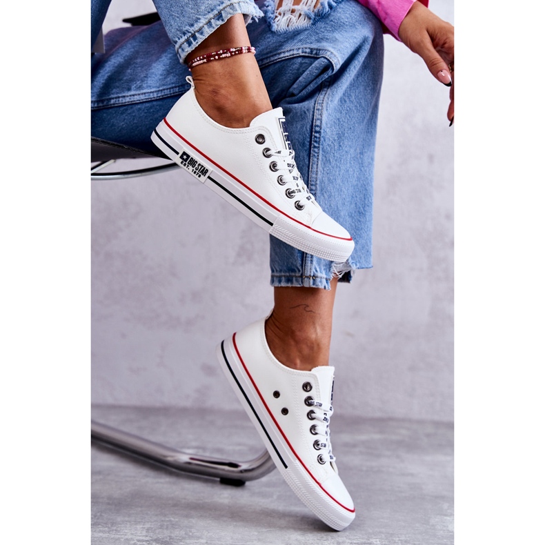 Sneakers Mujer Piel Big Star KK274095 Blanco 1