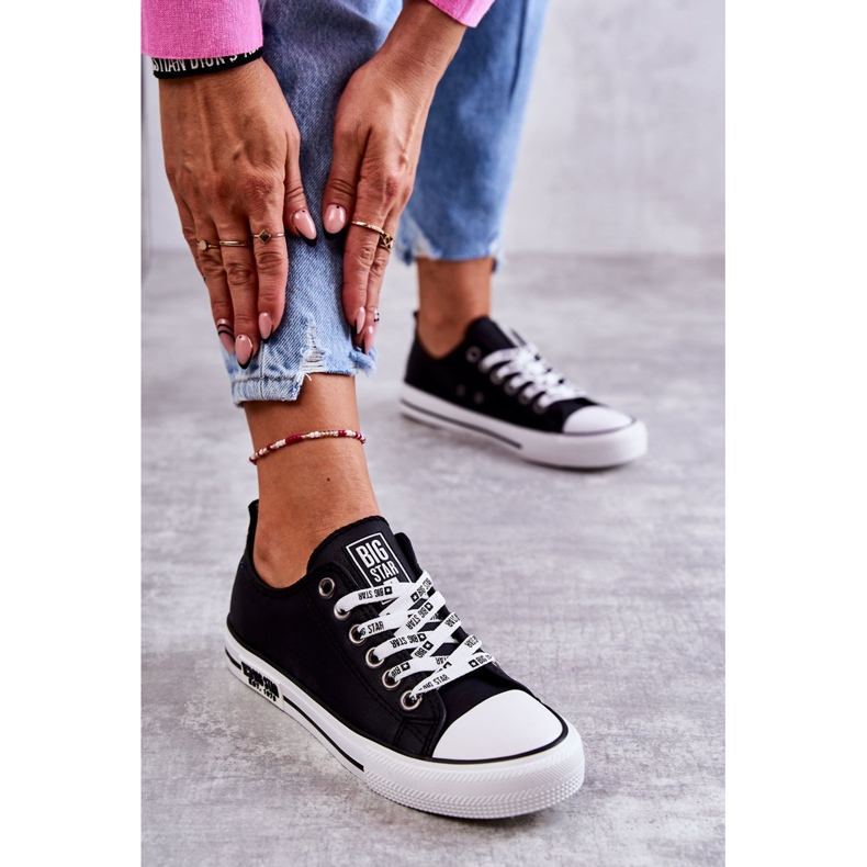 Sneakers Mujer Piel Big Star KK274096 Negro 2