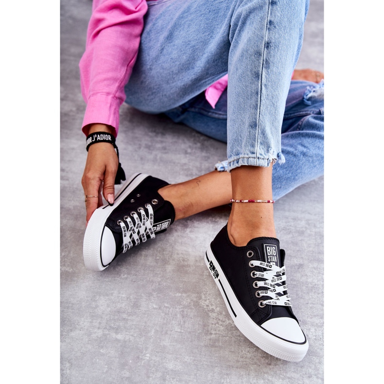 Sneakers Mujer Piel Big Star KK274096 Negro 1