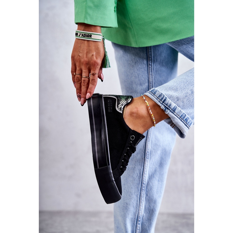 Zapatillas de Mujer Material Big Star KK274036 Negro 2