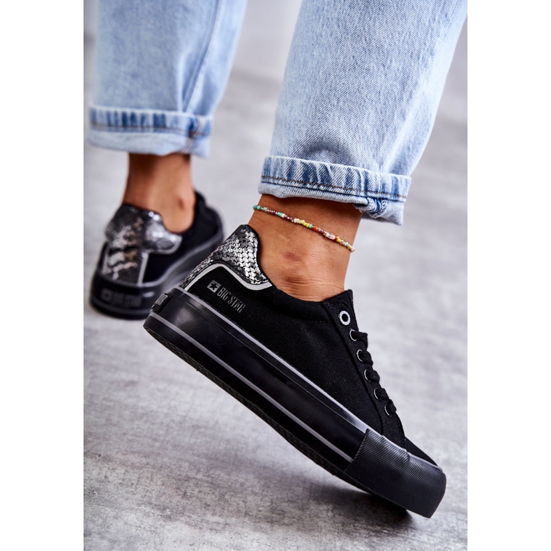 Zapatillas de Mujer Material Big Star KK274036 Negro 1