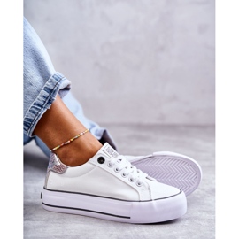 Zapatillas de Mujer Material Big Star KK274037 Blanco 7