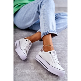 Zapatillas de Mujer Material Big Star KK274037 Blanco 9