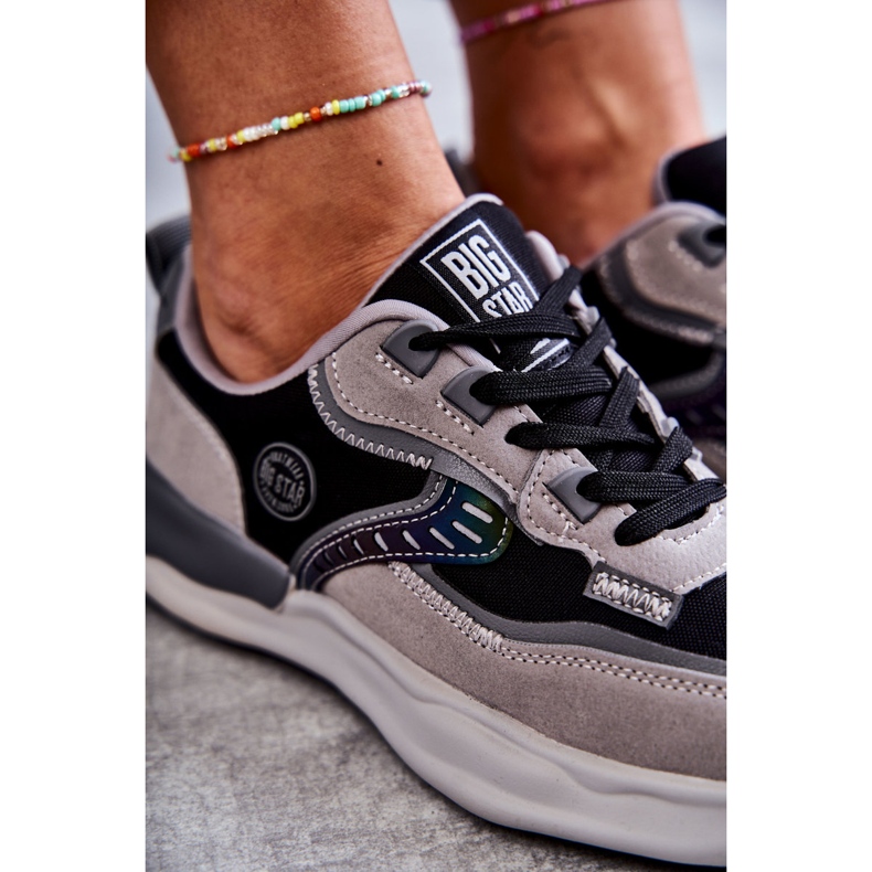 Deportivas deportivas mujer Big Star KK274100 Negro-Gris 1
