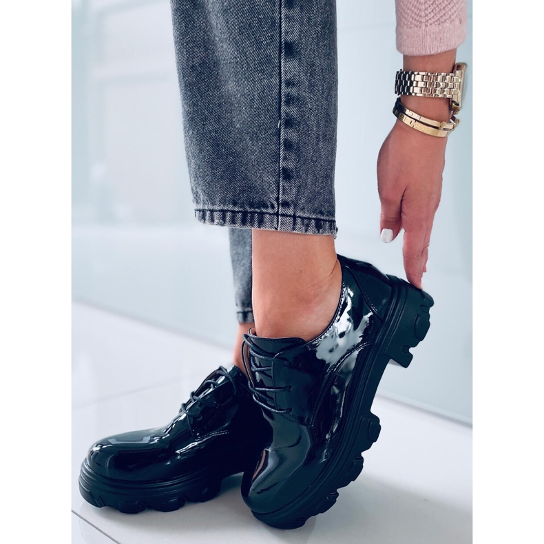 PA1 Mocasines negros de suela alta Pragma 1