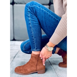 Botas Chelsea de mujer Verbe Camel Suede marrón 3