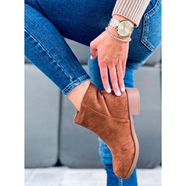 Botas Chelsea de mujer Verbe Camel Suede marrón 5
