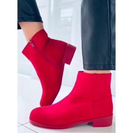 PA1 Botines Chelsea Mujer en ante Verbe Rojo 2