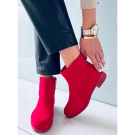 PA1 Botines Chelsea Mujer en ante Verbe Rojo 1