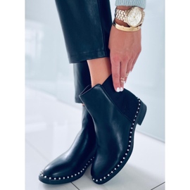 PA1 Botines Chelsea con perlas Lagos Black negro 3
