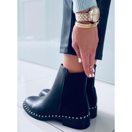 PA1 Botines Chelsea con perlas Lagos Black negro 2