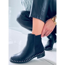 PA1 Botines Chelsea con perlas Lagos Black negro 1