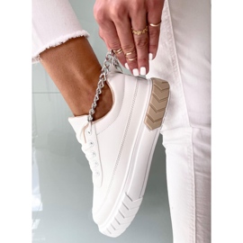 PA1 Deportivas mujer Maring Beige blanco 3