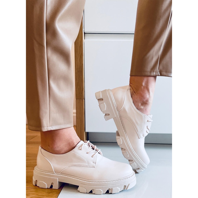 PA1 mocasines con cordones Tekla Beige 2 PA1 mocasines con cordones Tekla Beige 2