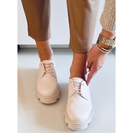 PA1 mocasines con cordones Tekla Beige 1
