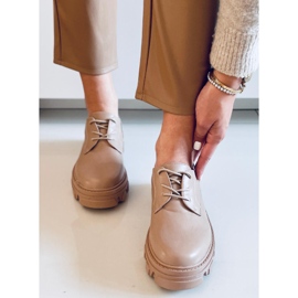 PA1 mocasines con cordones Tekla Kaki beige caqui 1