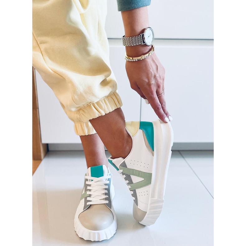 PA1 Zapatillas de mujer Melody Beige blanco 2