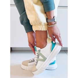 PA1 Zapatillas de mujer Melody Beige blanco 3