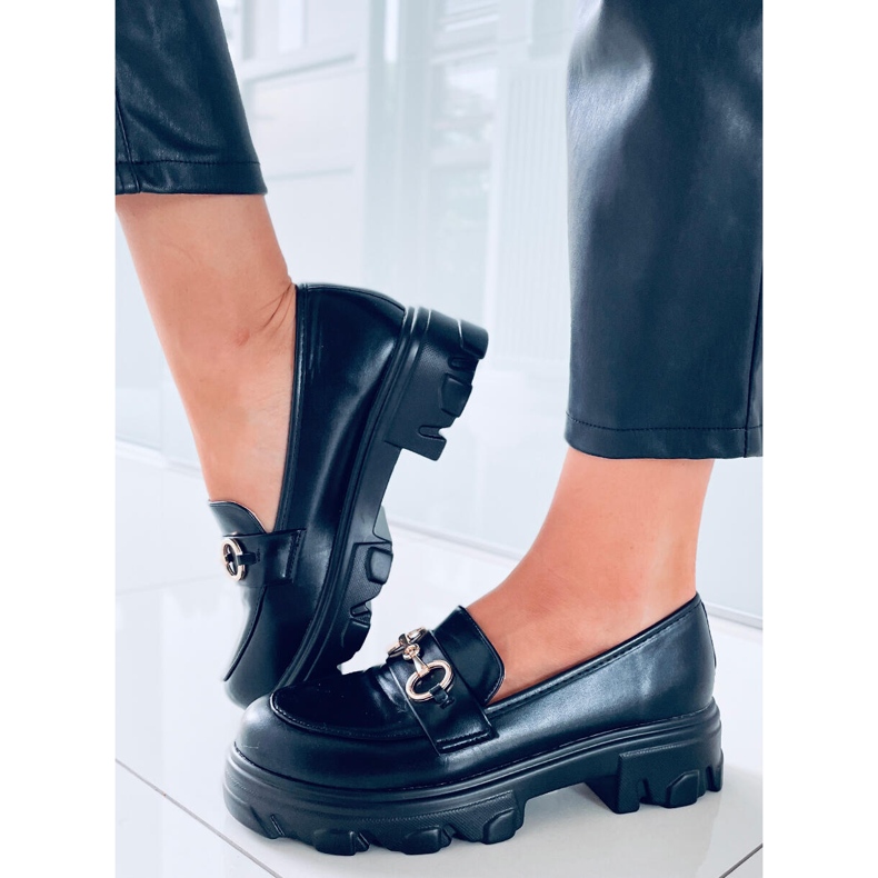 PA1 Mocasines de suela alta de Eloise Black negro 2