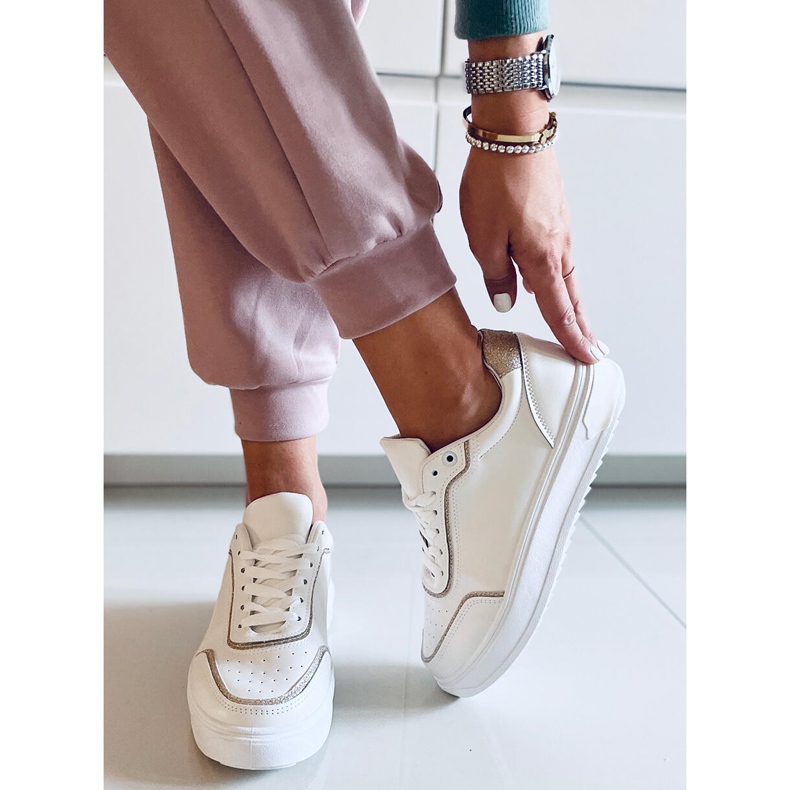 PA1 Deportivas mujer Josie Golden blanco dorado 1 PA1 Deportivas mujer Josie Golden blanco dorado 1